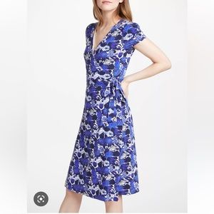 Boden flower wrap dress